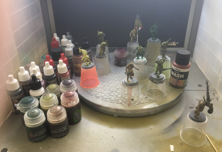 Robert's Starts Prepping His Nurgle Army & Assembling Paints