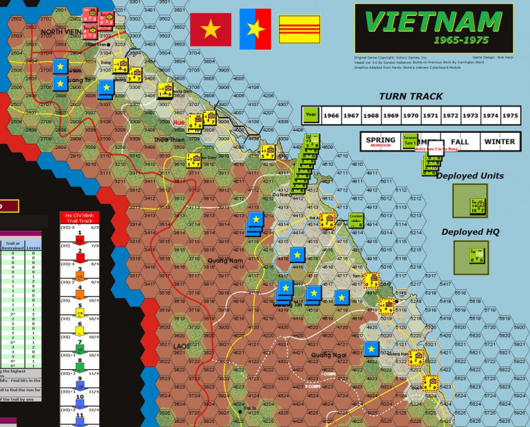 Vietnam 1965-75 Hex & Counter (Victory Games) – OnTableTop – Home of ...