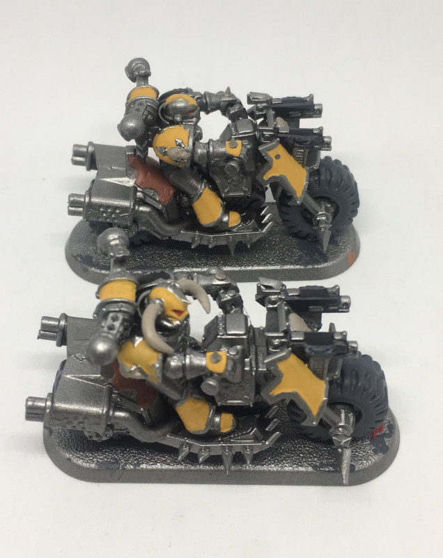 Entry 3: Two basecoated Bikers