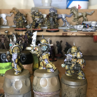 2 Jun 2019: Plague Marine painting