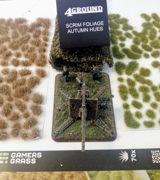 Here are the companies products I will be using. Grass tufts from Gamers Grass and Scrim from 4Ground (think this is unavailable at the minute)