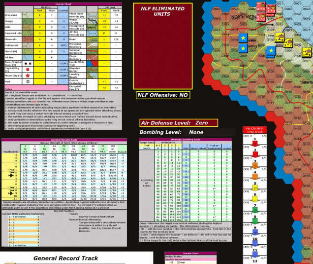 Terrain and Combat tables