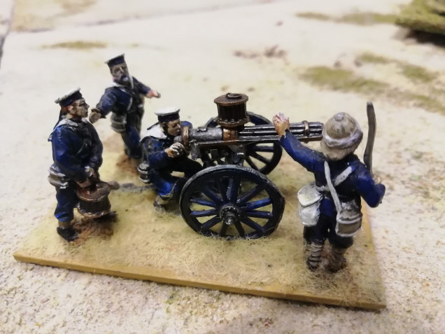 Naval Brigade Gatling Gun Crew