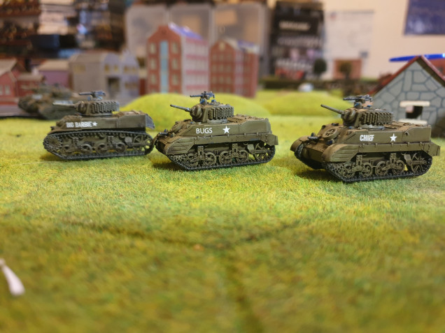 Stuart tank Platoon