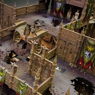 Get a Look at the Finished Warhammer 40K Apocalypses Gaming Table - PART 1