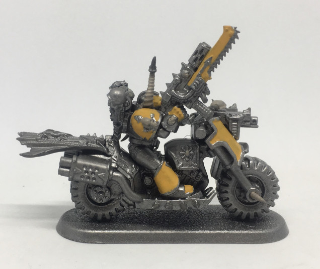 Entry 4: Work in Progress Bikes and Chaos Lord on Bike