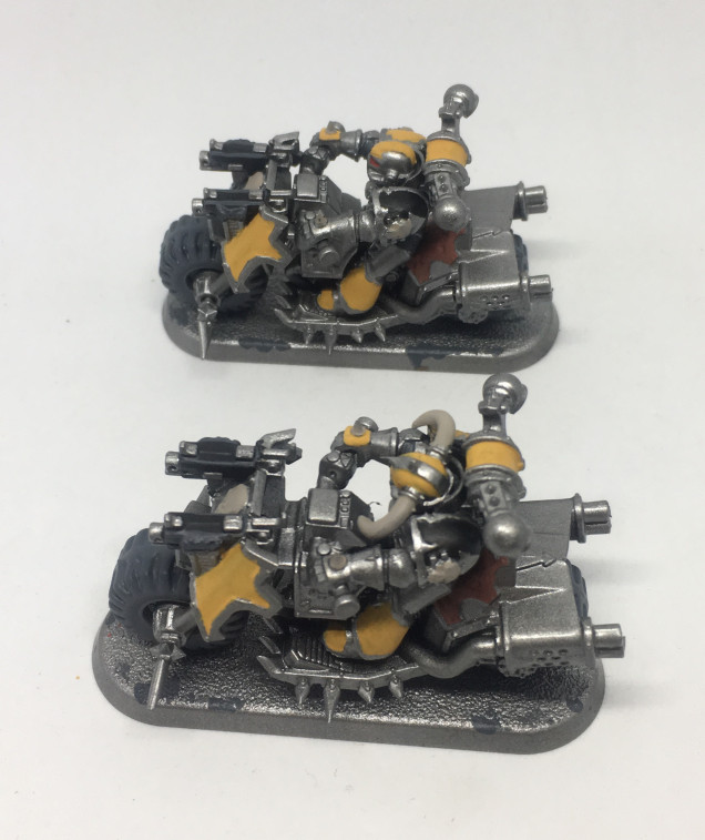 Entry 3: Two basecoated Bikers