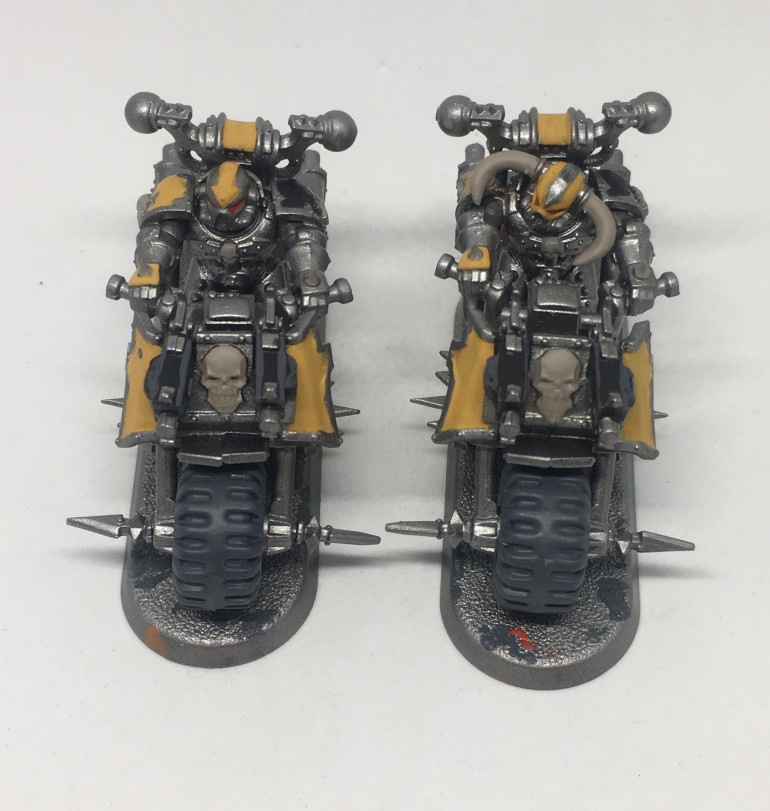 Entry 3: Two basecoated Bikers