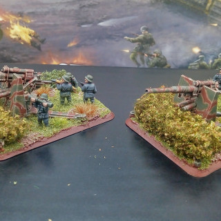 Behind but working hard already this weekend. Artillery are now finished.