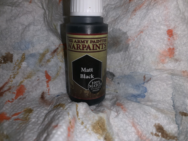 Army Painter Matt Black for the muzzles. 