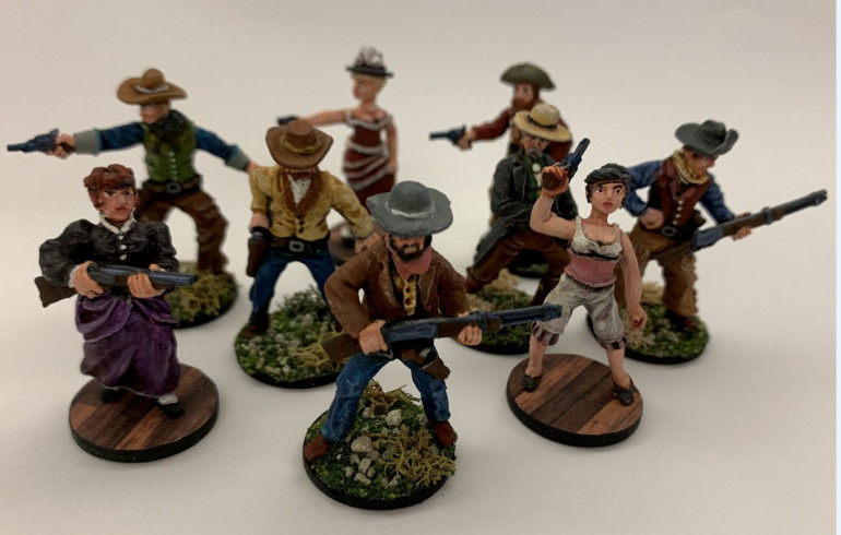 o scale western figures