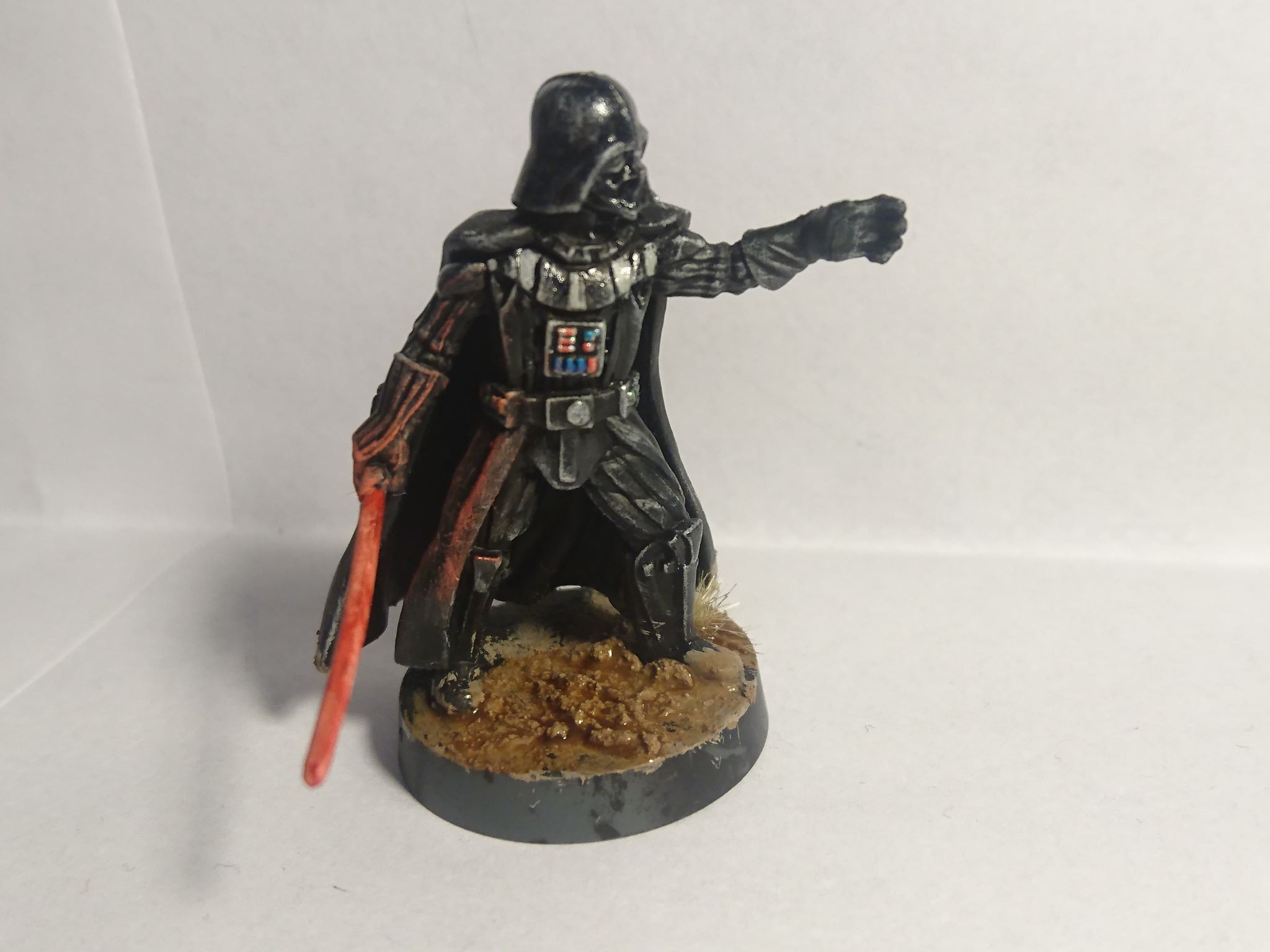 Miniatura Darth Vader Coleção Xadrez Star Wars Oficial Metal