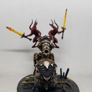 Works in Progress - Painting Shots Part 5 - Skull Cannon / Blood Throne