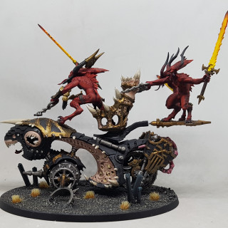 Works in Progress - Painting Shots Part 5 - Skull Cannon / Blood Throne