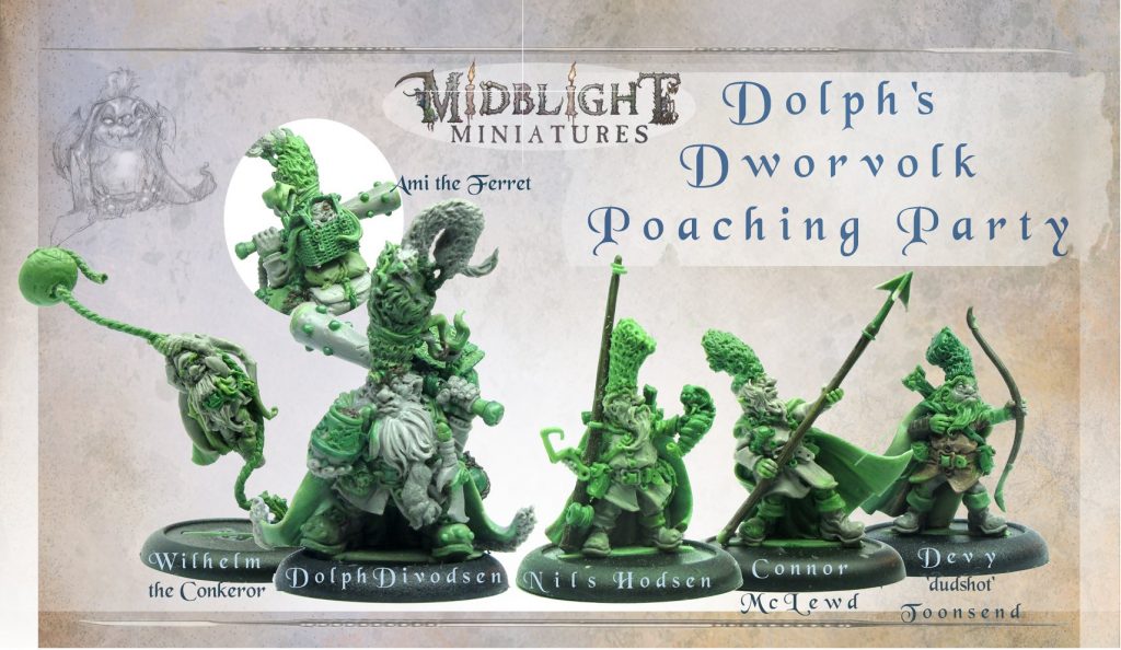 Dolph's Dworvolk Poaching Party - Midblight Miniatures