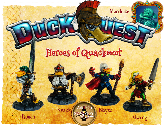 Duckquest Heroes - Star Hat Miniatures