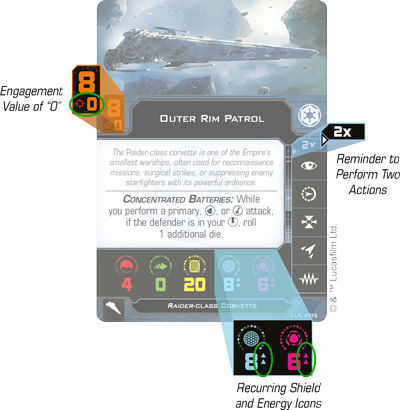 FFG X-Wing Huge Ships Conversion Card