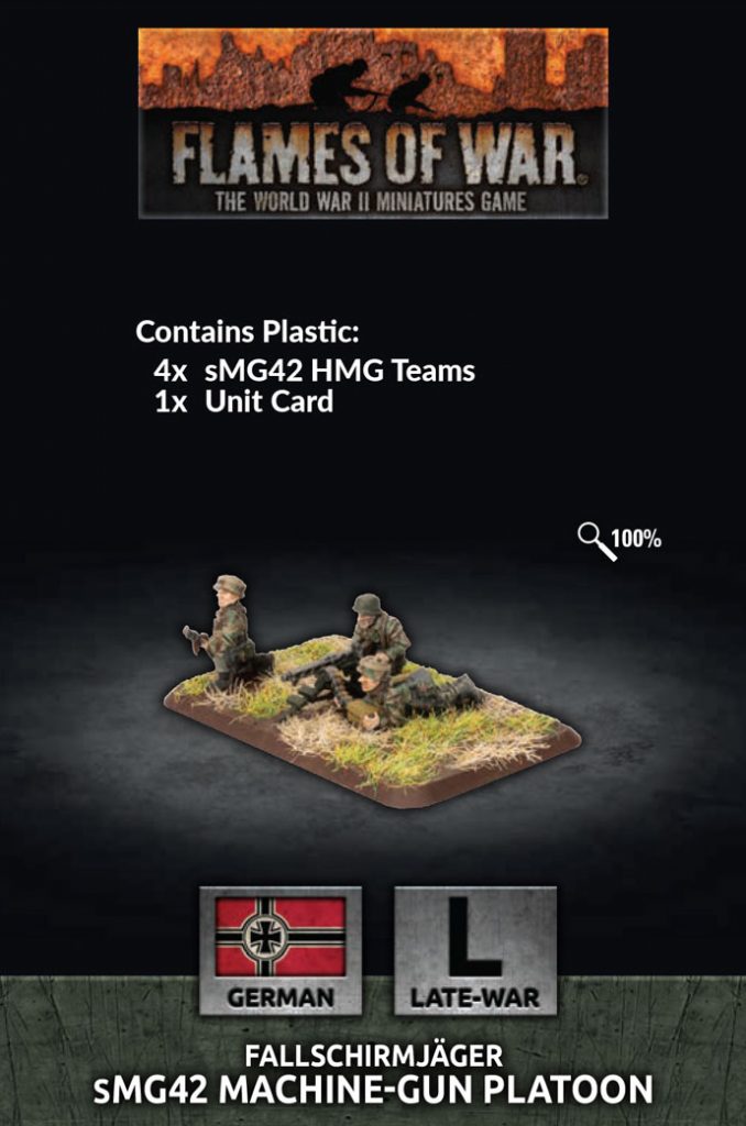 Fallschirmjager sMG42 Machine-gun Platoon - Flames Of War