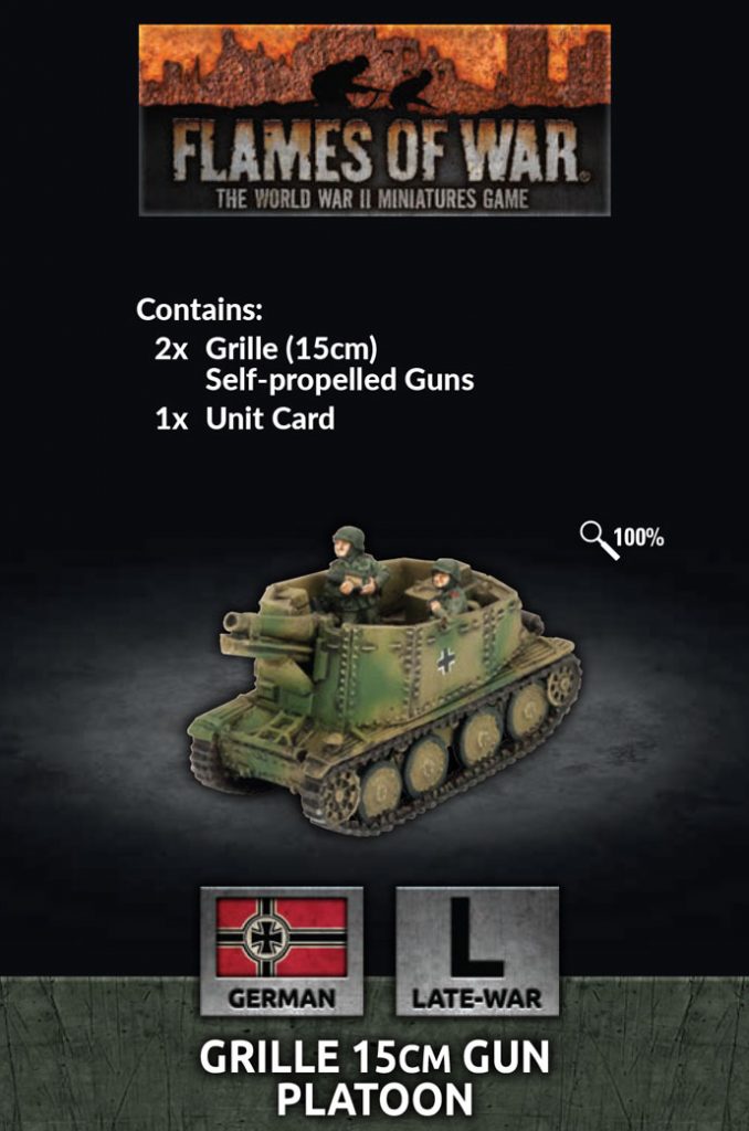 Grille 15cm Gun Platoon - Flames Of War