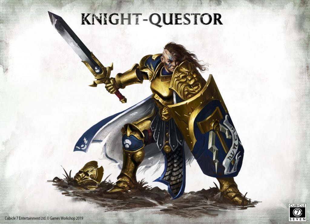 Knight Questor Art - Cubicle 7