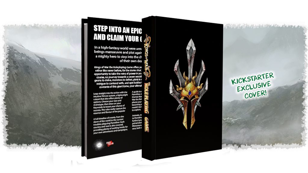 KoW RPG Kickstarter Cover - Red Scar