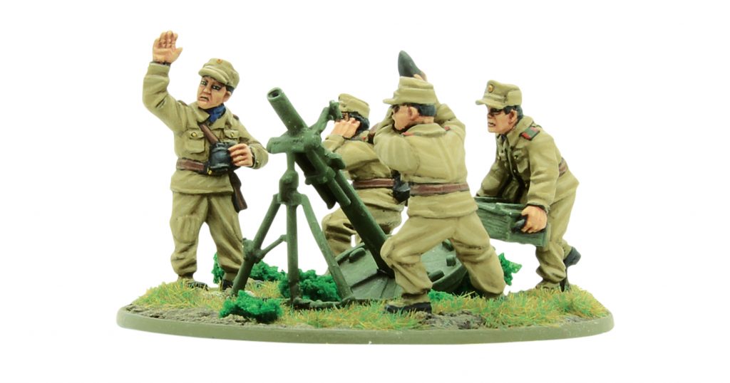 North Korean KPA Heavy Mortar Team - Warlord Games