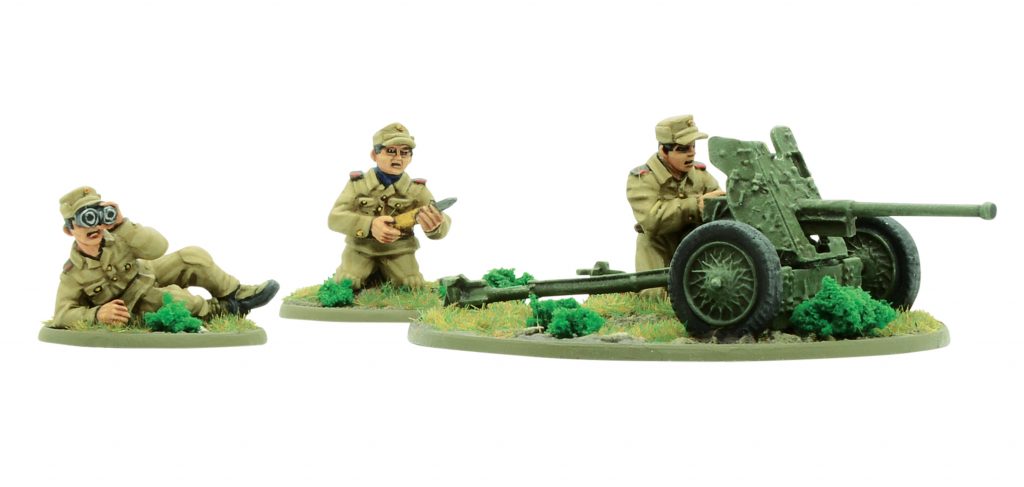 North Korean KPA M42 Anti Tank Gun - Warlord Games