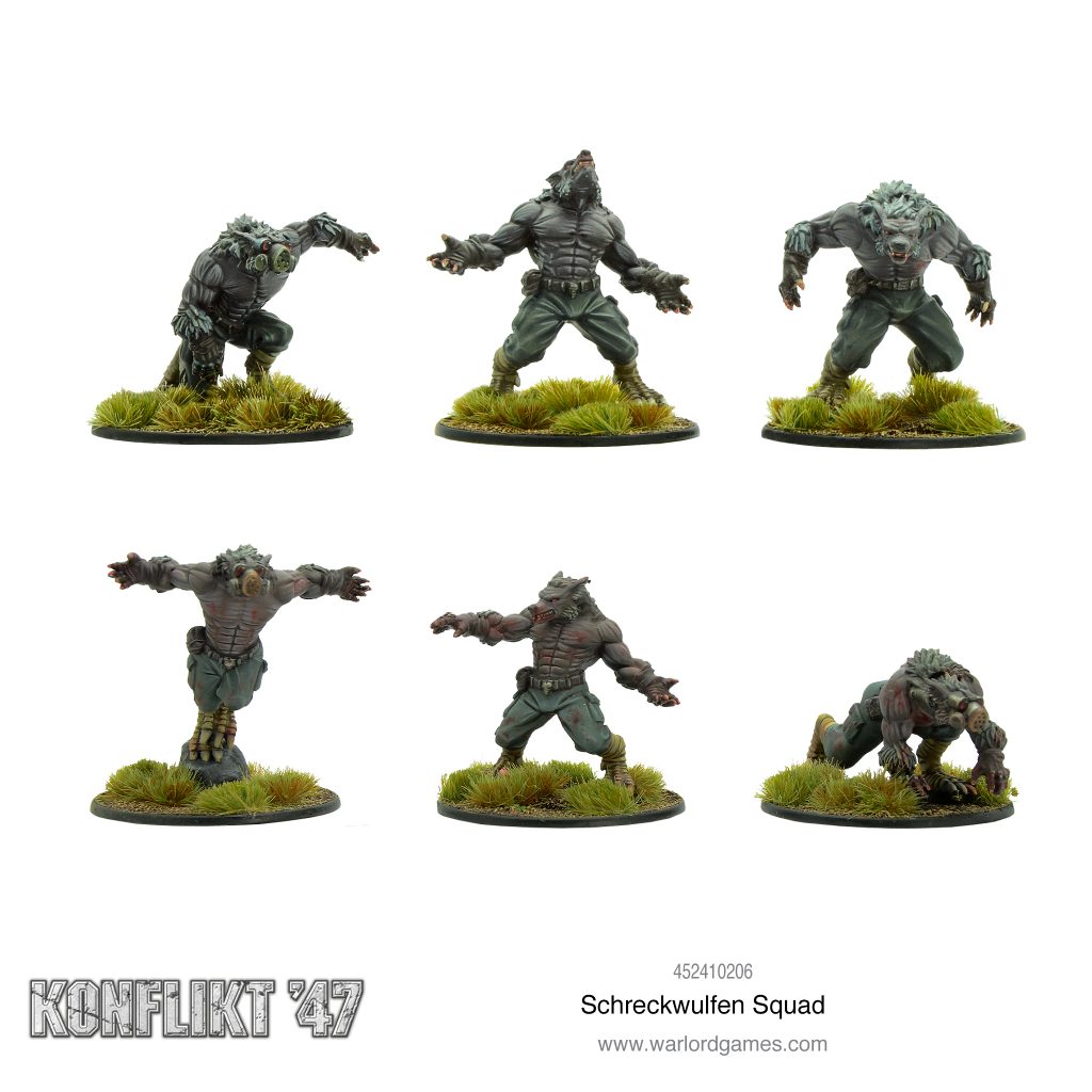 Schrekwulfen Squad - Warlord Games