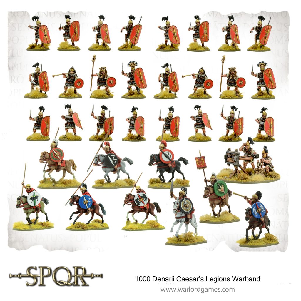 1000 Denarii Caesars Legion Warband - Warlord Games