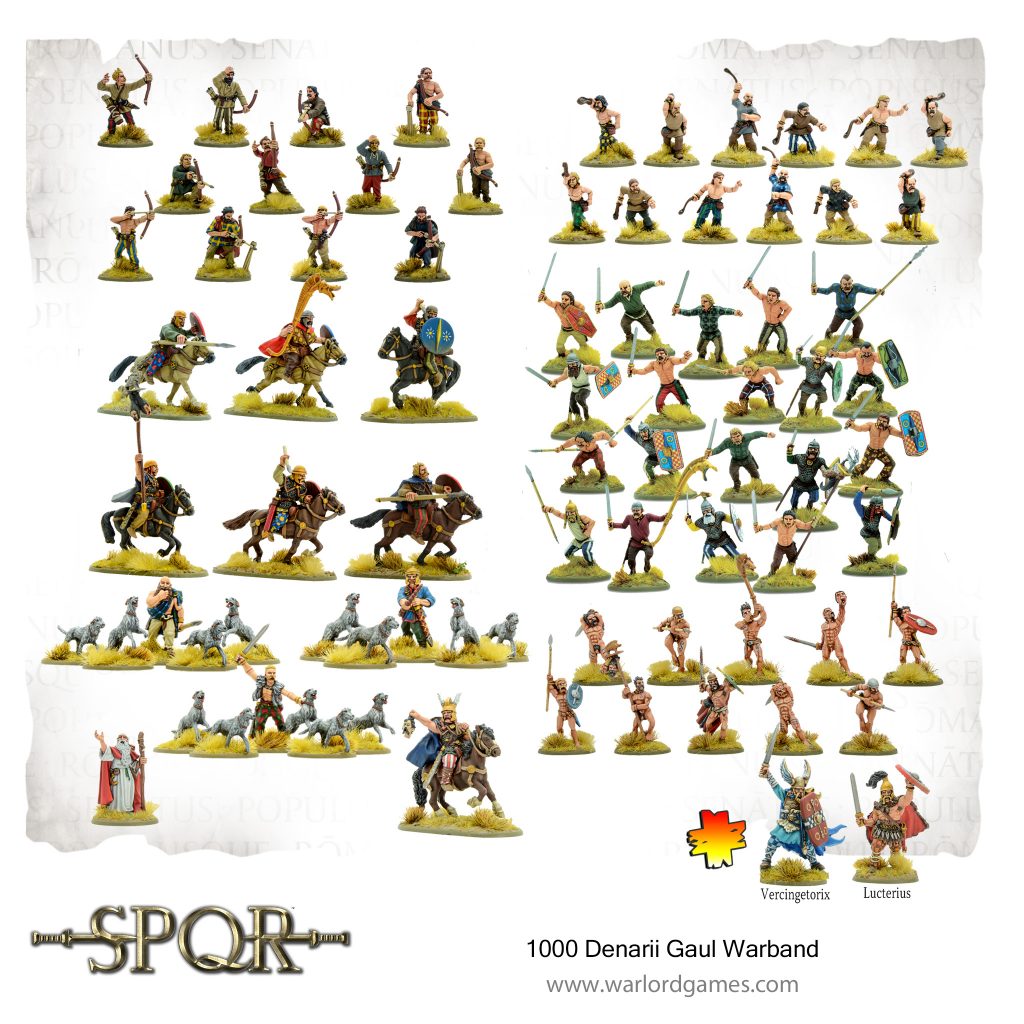 1000 Denarii Gaul Warband - Warlord Games