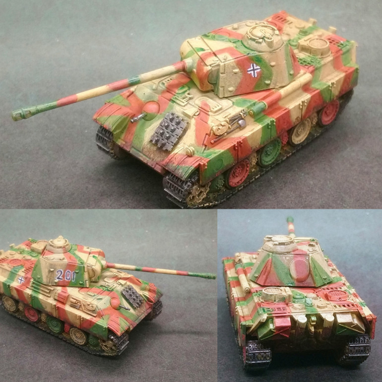 Paint job refresh continues - Panther and not a tank.