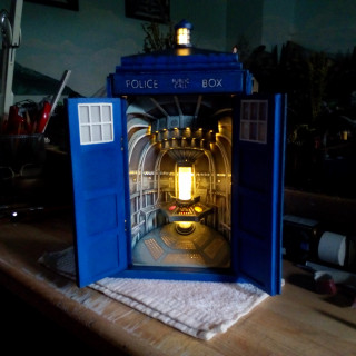 Diorama III; Andy likes him some Doctor Who