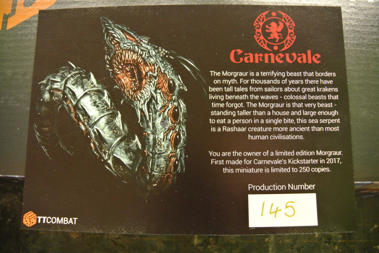 Nice card with some fluf and production number