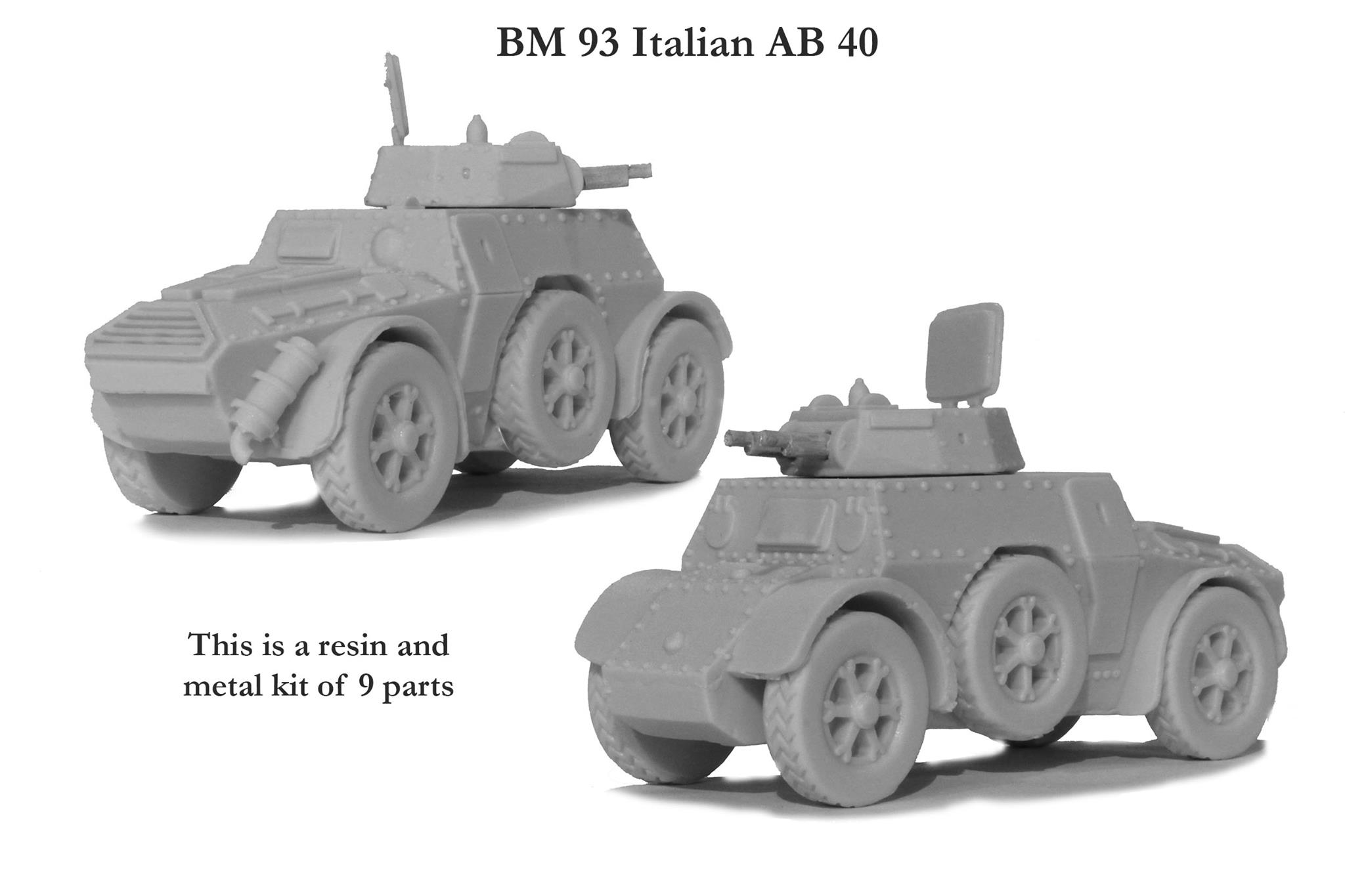 Blitzkrieg Miniatures - Italian AB 40