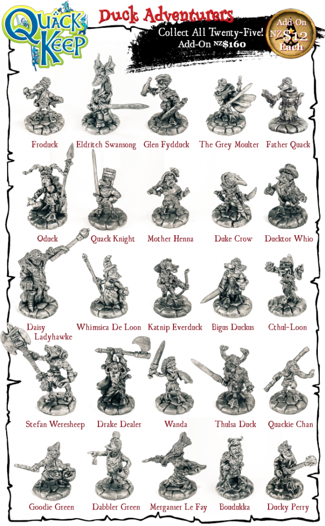 Duck Adventurers - Star Hat Miniatures