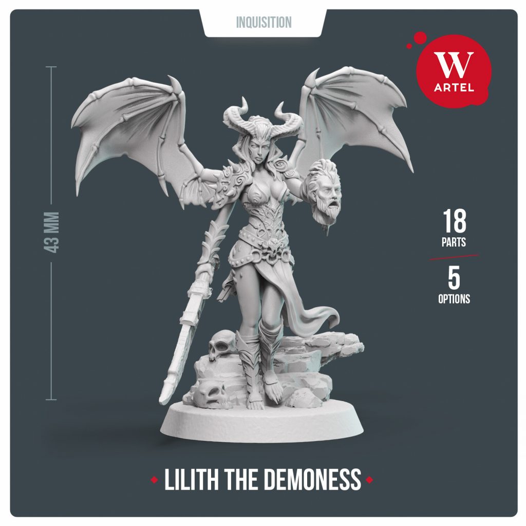 Lilith The Demoness #1 - Artel W Miniatures