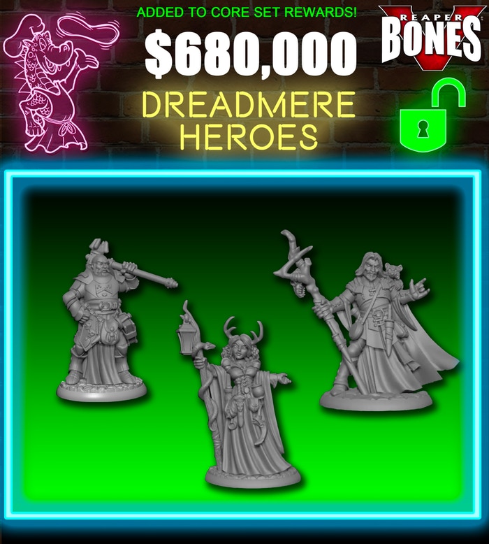 Reaper Bones Dreadmere Heroes