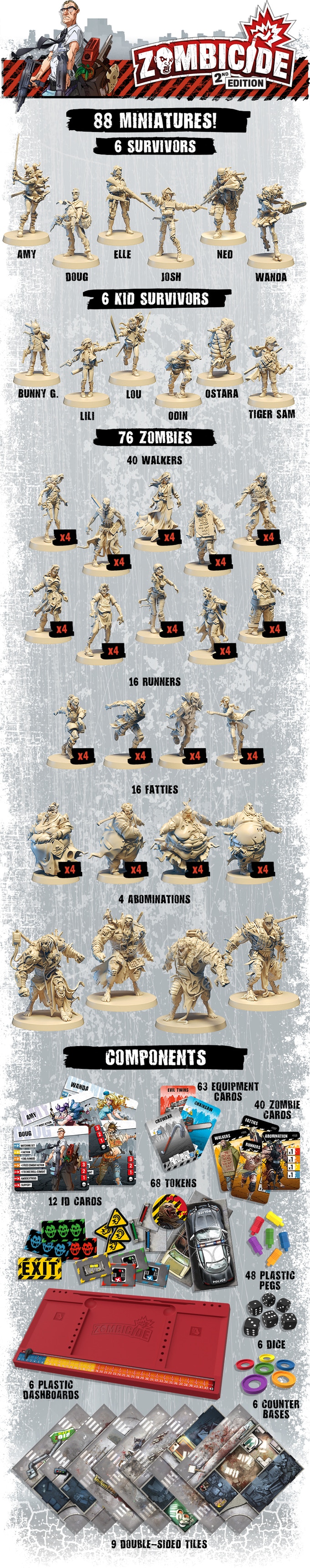 CMON Rock Kickstarter With Zombicide 2nd Edition Campaign