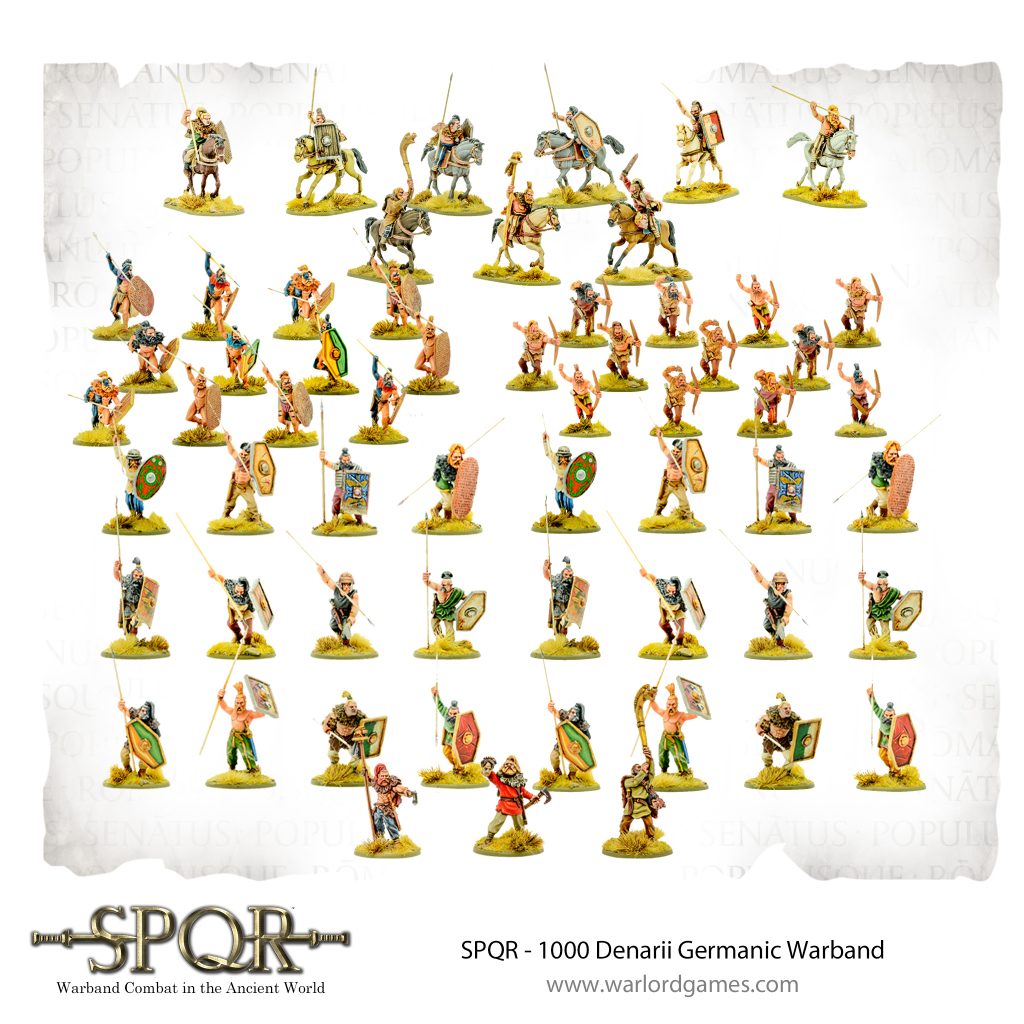 1000 Denarii Germanic Warband - Warlord Games