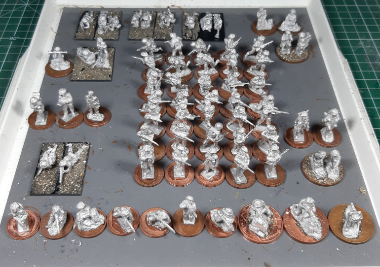 British Durham Light Infantry Platoon