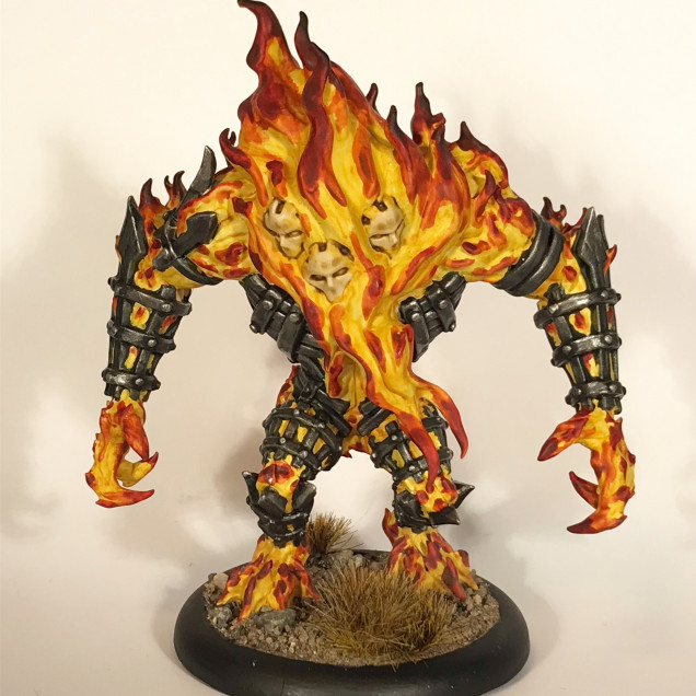 Fire Golem for flame results