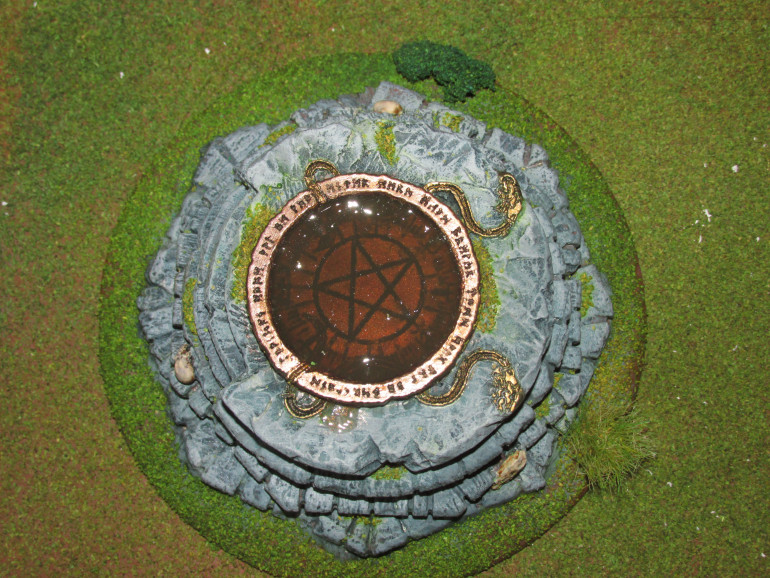 Runed Pentagram Altar