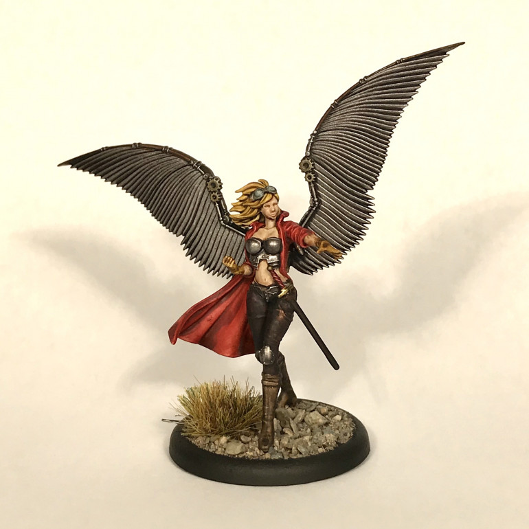 My painted Kaeris mini without awesome flamey hands