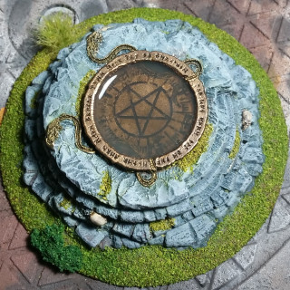Runed Pentagram Altar Progress
