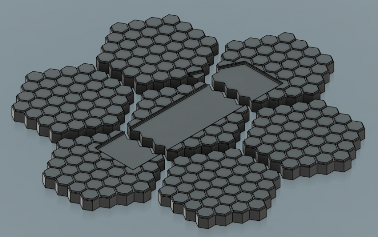 Scoring zone one base toppers. 