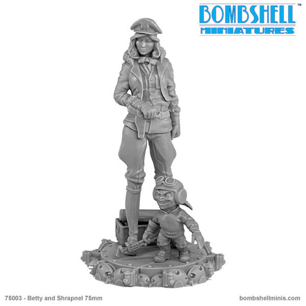 Betty & Shrapnel #1 - Bombshell Miniatures
