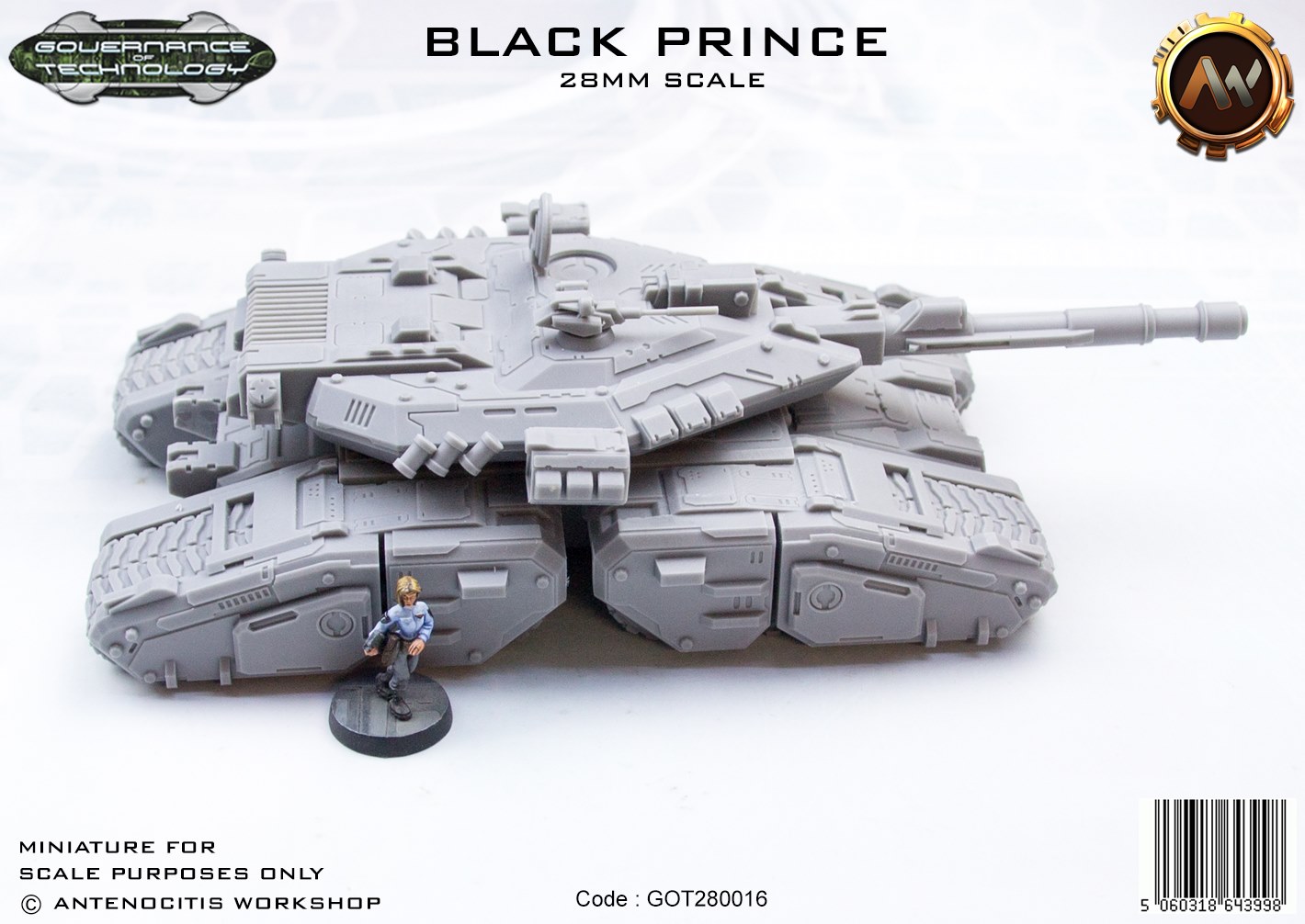 Antenociti's Workshop Fires Up The Black Prince Tank – OnTableTop – Home of  Beasts of War