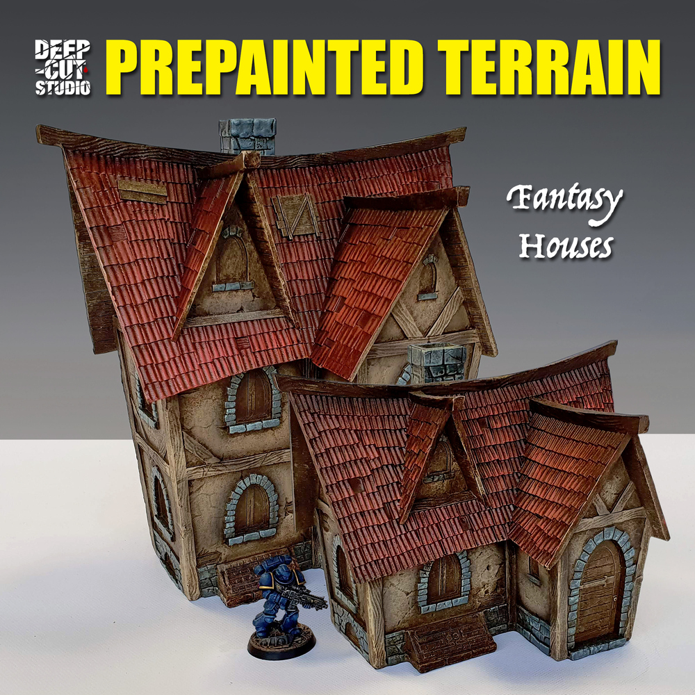 Check Out Deep Cuts New Pre Painted Fantasy Houses Ontabletop Home Of Beasts Of War