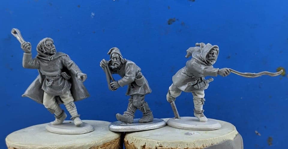 Dark Ages Late Saxon Archers set 3 Footsore Miniatures SAGA 03LSX114 