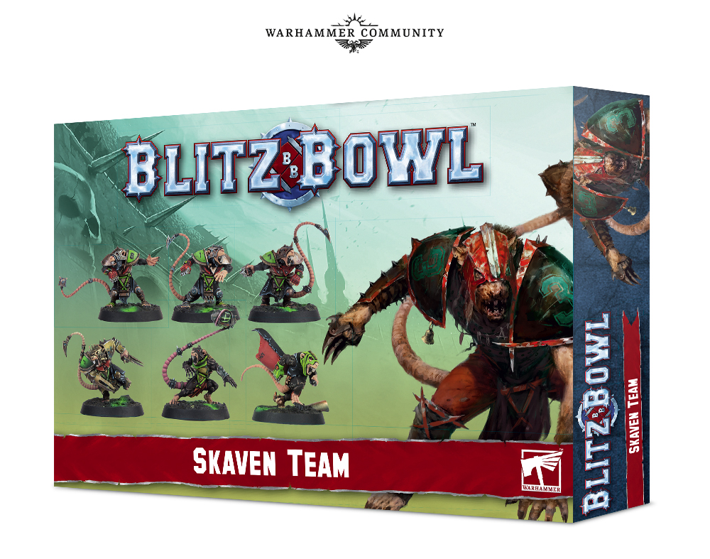 Englisch Games Workshop Raten Karten 200-41 Blood Bowl Skaven Team Card Pack